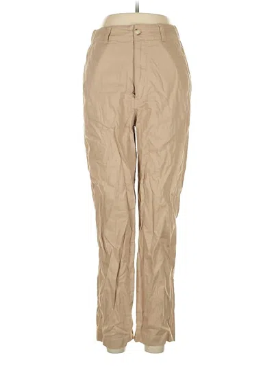 Pre-owned Uniqlo Khaki Pant In Brown