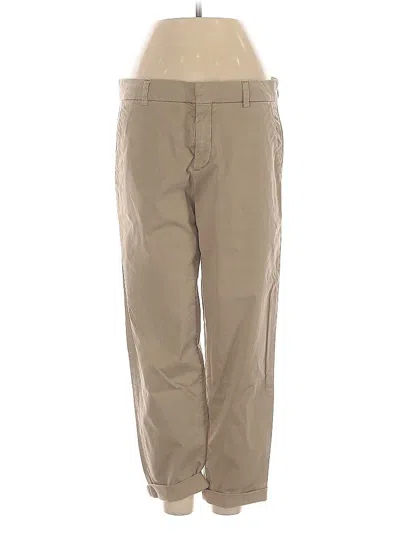 Pre-owned Uniqlo Khaki Pant In Brown
