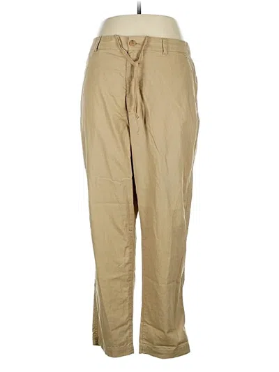 Pre-owned Uniqlo Khaki Pant In Brown