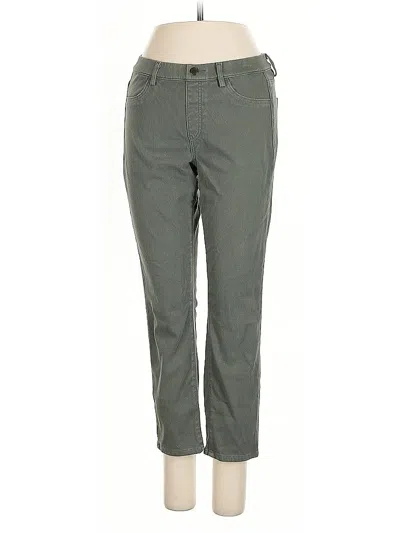 Pre-owned Uniqlo Khaki Pant In Green