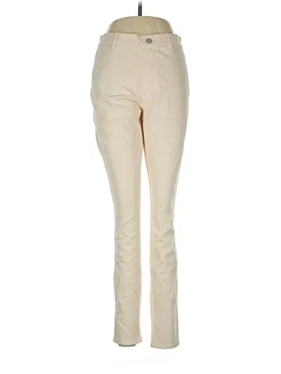 Pre-owned Uniqlo Khaki Pant In White
