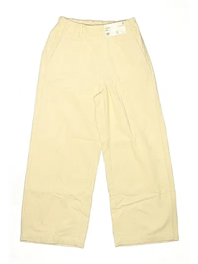Pre-owned Uniqlo Kids' Khaki Pant In Yellow