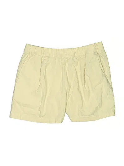 Pre-owned Uniqlo Khaki Shorts In Yellow