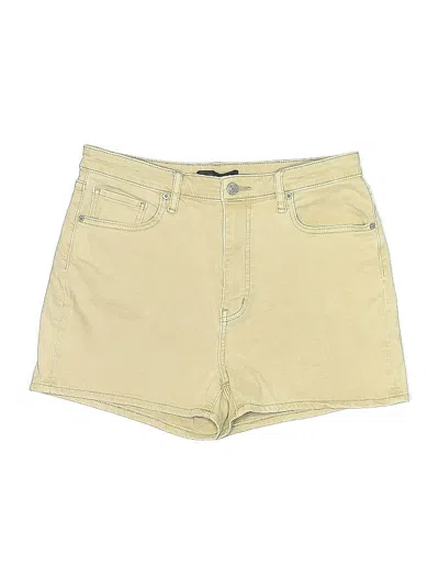 Pre-owned Uniqlo Khaki Shorts In Yellow
