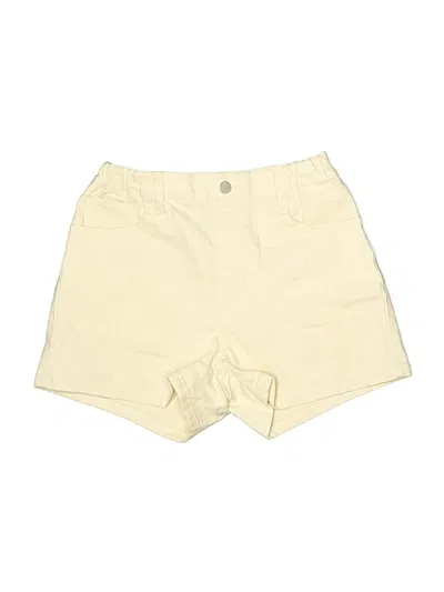 Pre-owned Uniqlo Kids' Khaki Shorts In Yellow