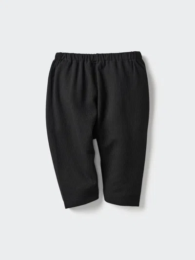 Uniqlo Babies' Kid's Airism Cropped Leggings Black Age 3-4  Us
