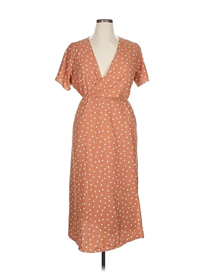 Pre-owned Uniqlo Kimono In Orange