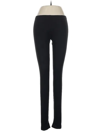 Pre-owned Uniqlo Leggings In Black