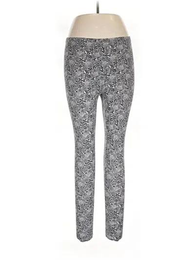 Pre-owned Uniqlo Leggings In Gray