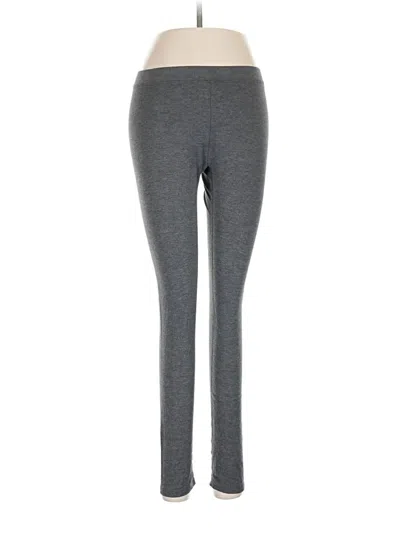 Pre-owned Uniqlo Leggings In Gray