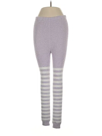 Pre-owned Uniqlo Leggings In Purple