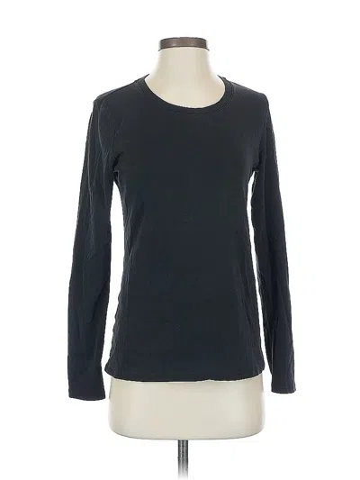 Pre-owned Uniqlo Long Sleeve T-shirt In Gray