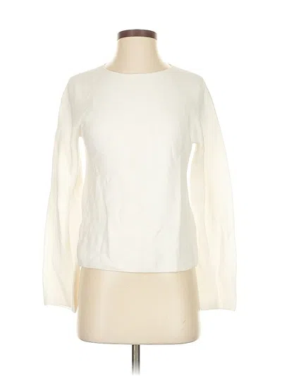 Pre-owned Uniqlo Long Sleeve T-shirt In White