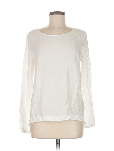 Pre-owned Uniqlo Long Sleeve T-shirt In White