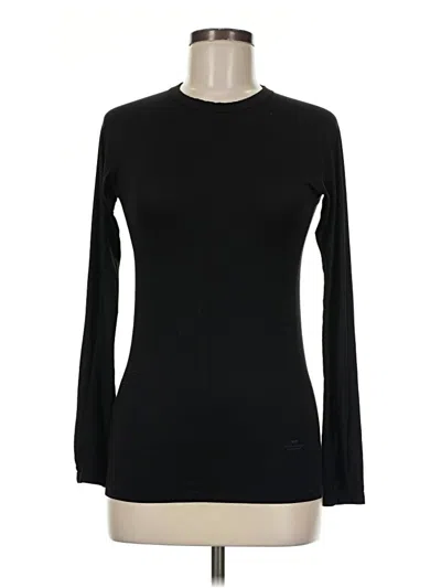 Pre-owned Uniqlo Long Sleeve T-shirt In Black