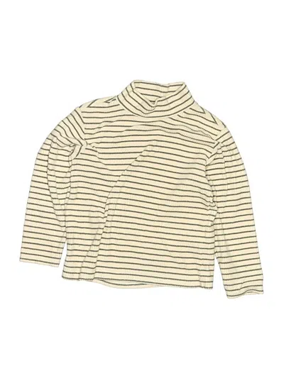 Pre-owned Uniqlo Kids' Long Sleeve Turtleneck In Gold