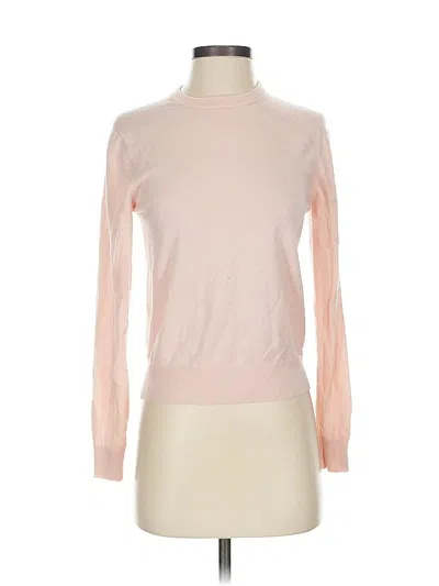 Pre-owned Uniqlo Long Sleeve Turtleneck In Pink