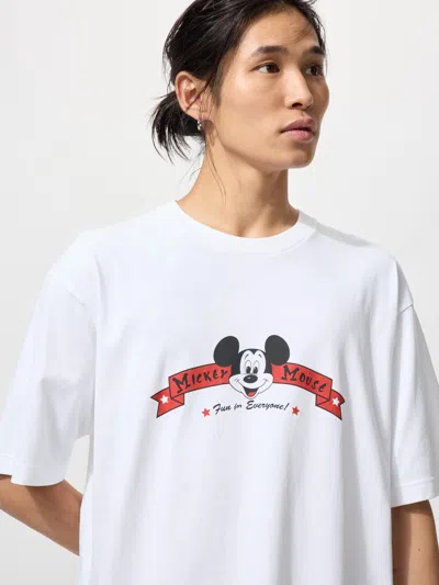 Uniqlo Magic For All Timeless Ut Graphic T-shirt White Small  Us