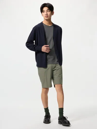 Uniqlo Men's Airsense Shorts 9", Olive, Medium