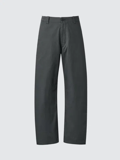 Uniqlo Men's Barrel Chino Pants, Gray, 28 Inch