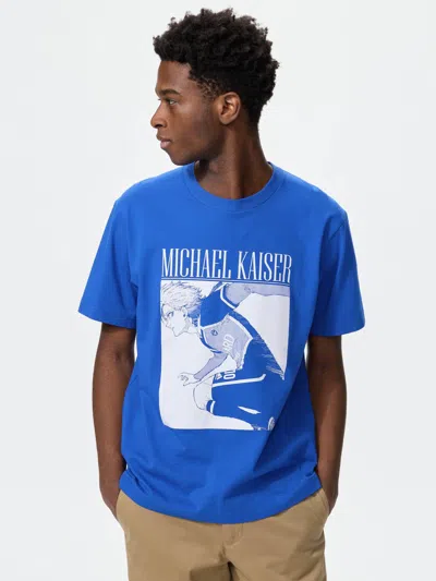 Uniqlo Men's Blue Lock Ut Graphic T-shirt, 2xl