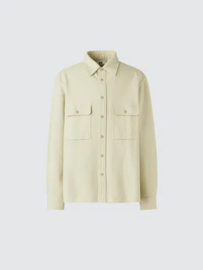 Uniqlo Men's Brushed Cotton Shirt, Beige, 2xs, 100% Cotton