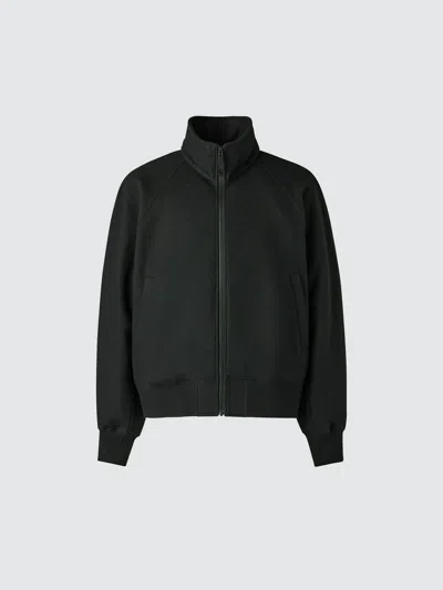 Uniqlo Men's Brushed Full-zip Blouson Jacket, Black, 2xs