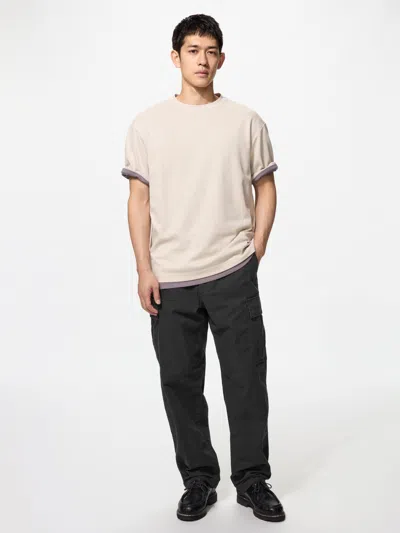 Uniqlo Men's Cargo Pants, Black, Xs