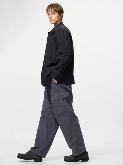 Uniqlo Men's Cargo Pants Dark Gray Large  Us In Blue
