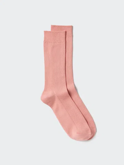 Uniqlo Men's Colorful 50 Socks With Deodorizing Us8-us11  Us In Pink