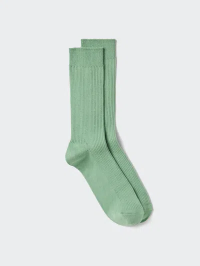 Uniqlo Men's Colorful 50 Socks With Deodorizing Us8-us11  Us In Green