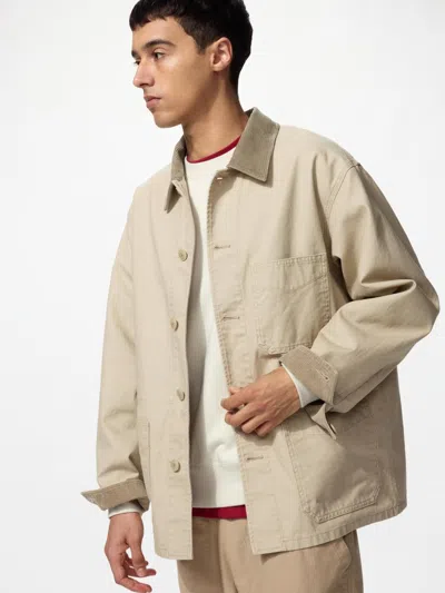 Uniqlo Men's Coverall, Beige, 2xl In Sand