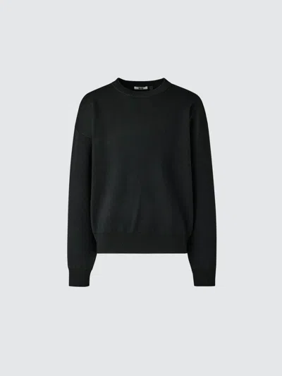 Uniqlo Men's Double Face Sweater, Black, 2xs