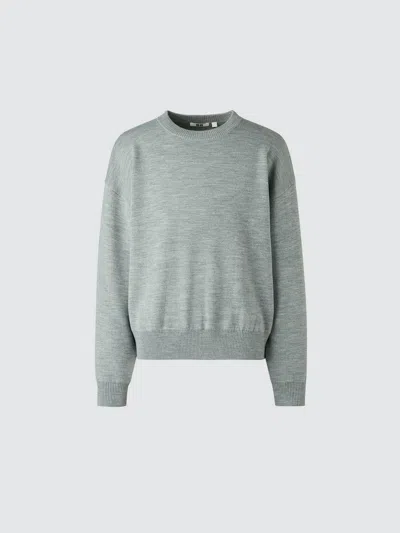 Uniqlo Men's Double Face Sweater, Gray, 2xs In Blue