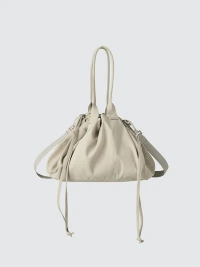 Uniqlo Men's Drawstring Bag With Water-repellent, Beige