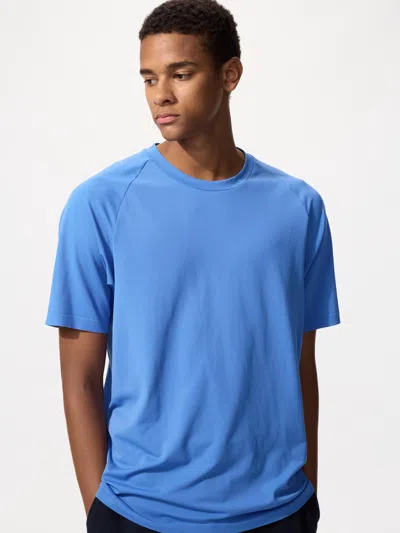 Uniqlo Men's Dry-ex T-shirt Blue 2xl  Us