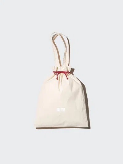 Uniqlo Men's Gift Bag, Off White, Small, 100% Cotton