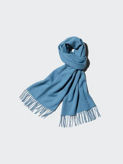Uniqlo Men's Heattech Scarf, Blue