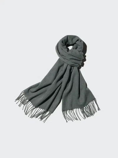 Uniqlo Men's Heattech Scarf, Gray
