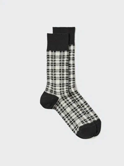 Uniqlo Men's Heattech Socks With Deodorizing, Black, Us8-us11