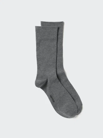 Uniqlo Men's Heattech Socks With Deodorizing, Dark Gray, Us8-us11