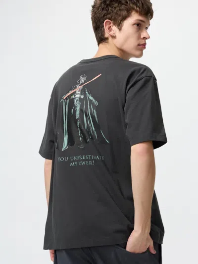 Uniqlo Men's Magic For All Icons Ut Graphic T-shirt Dark Gray 2xl  Us In Black