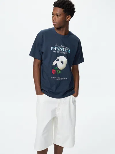 Uniqlo Men's Musical Icons Ut Graphic T-shirt, Navy, 3xl In Blue