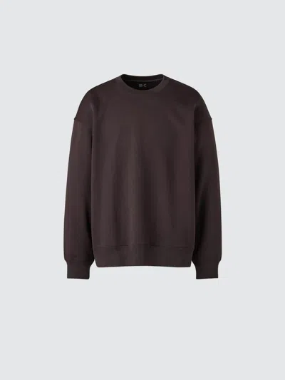 Uniqlo Men's Oversized Sweatshirt, Dark Brown, 2xs
