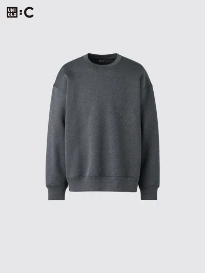 Uniqlo Men's Oversized Sweatshirt, Dark Gray, 3xl