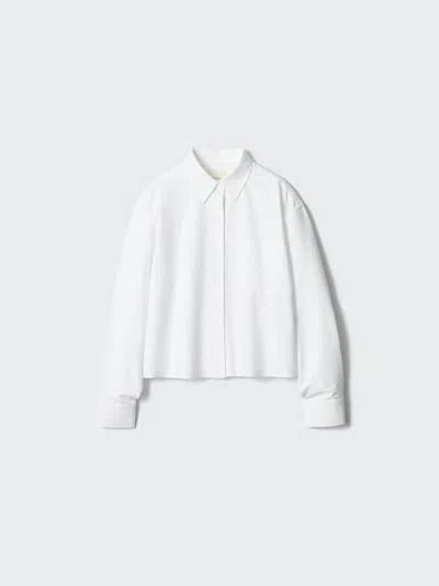 Uniqlo Men's Oxford Boxy Shirt, White, 2xs