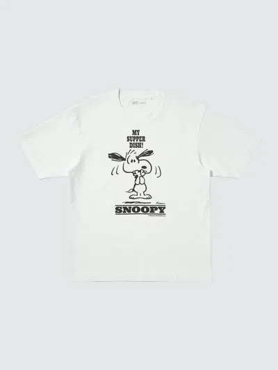 Uniqlo Men's Peanuts Ut Graphic T-shirt, White, 2xl