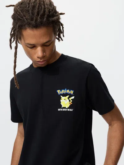 Uniqlo Men's Pokémon Ut Graphic T-shirt, Black, 3xl