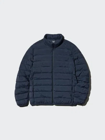 Uniqlo Men's Pufftech Jacket With Anti-static, Navy, Xs In Blue