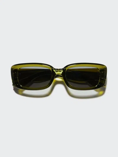Uniqlo Men's Rectangle Sunglasses, Olive
